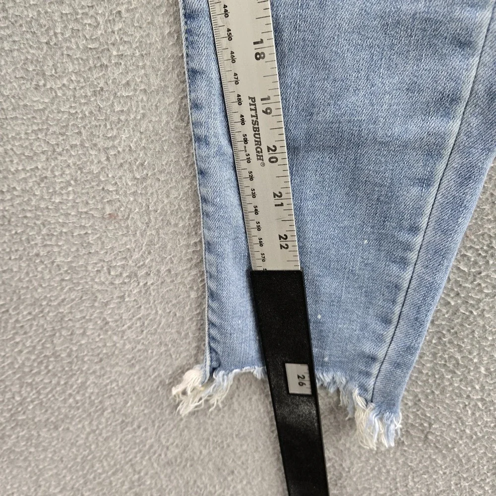 Judy Blue Women Jeans 5/27 Light Denim Skinny Distressed JB82373LT 26